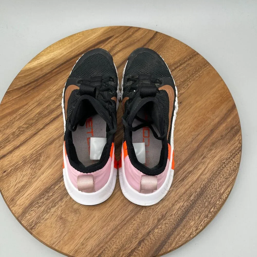 Nike Free Metcon 3 Shoes Womens Size 8.5 Black Workout Lifting Training Comfort